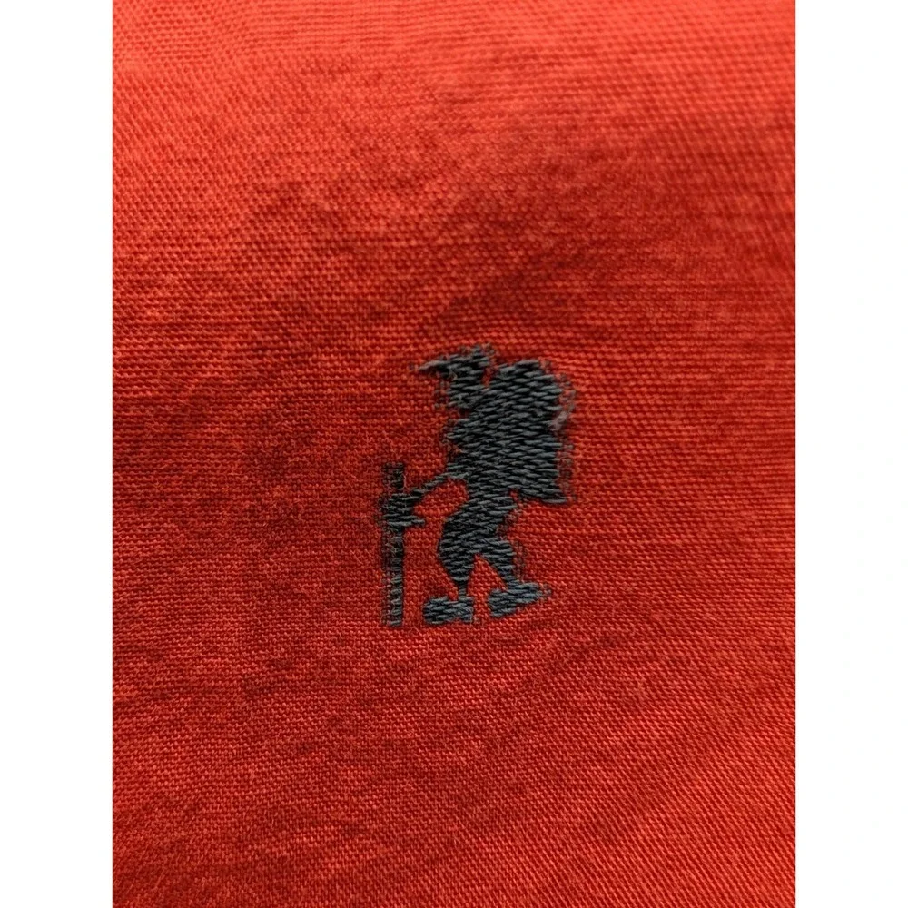 The Northern Face Men's Shirt Small Red Backpacker Graphic Button Up  Short...